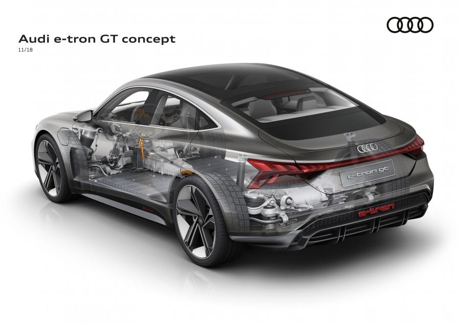 Схема Audi e-tron GT Concept 2018 года  (фото 41 из 69)